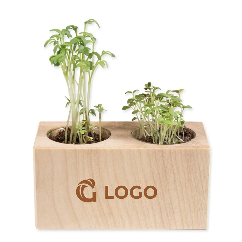 Plantenset dubbel | Eco relatiegeschenk